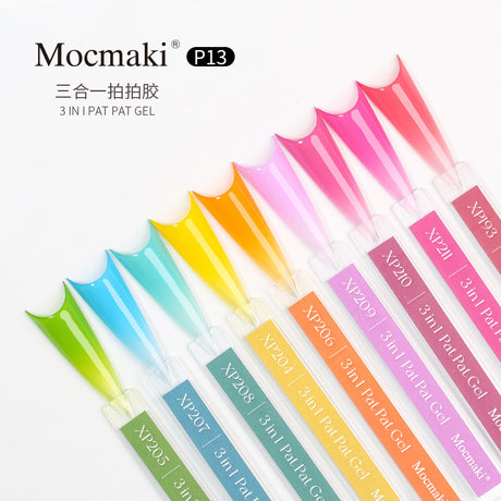 Mocmaki NAIL ART DESIGN | OMBRE GEL NAIL - GRADIANT PAINTING GEL
