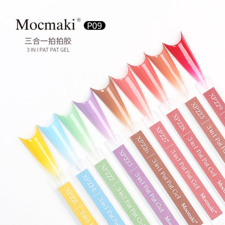Mocmaki NAIL ART DESIGN | OMBRE GEL NAIL - GRADIANT PAINTING GEL