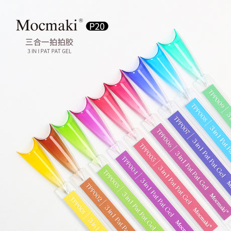 Mocmaki NAIL ART DESIGN | OMBRE GEL NAIL - GRADIANT PAINTING GEL