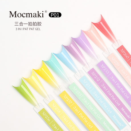 Mocmaki NAIL ART DESIGN | OMBRE GEL NAIL - GRADIANT PAINTING GEL