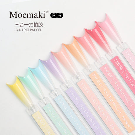 Mocmaki NAIL ART DESIGN | OMBRE GEL NAIL - GRADIANT PAINTING GEL