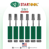 NAIL DRILL BIT | STARTOOL | 3 IN 1 NAIL BIT - SILVER