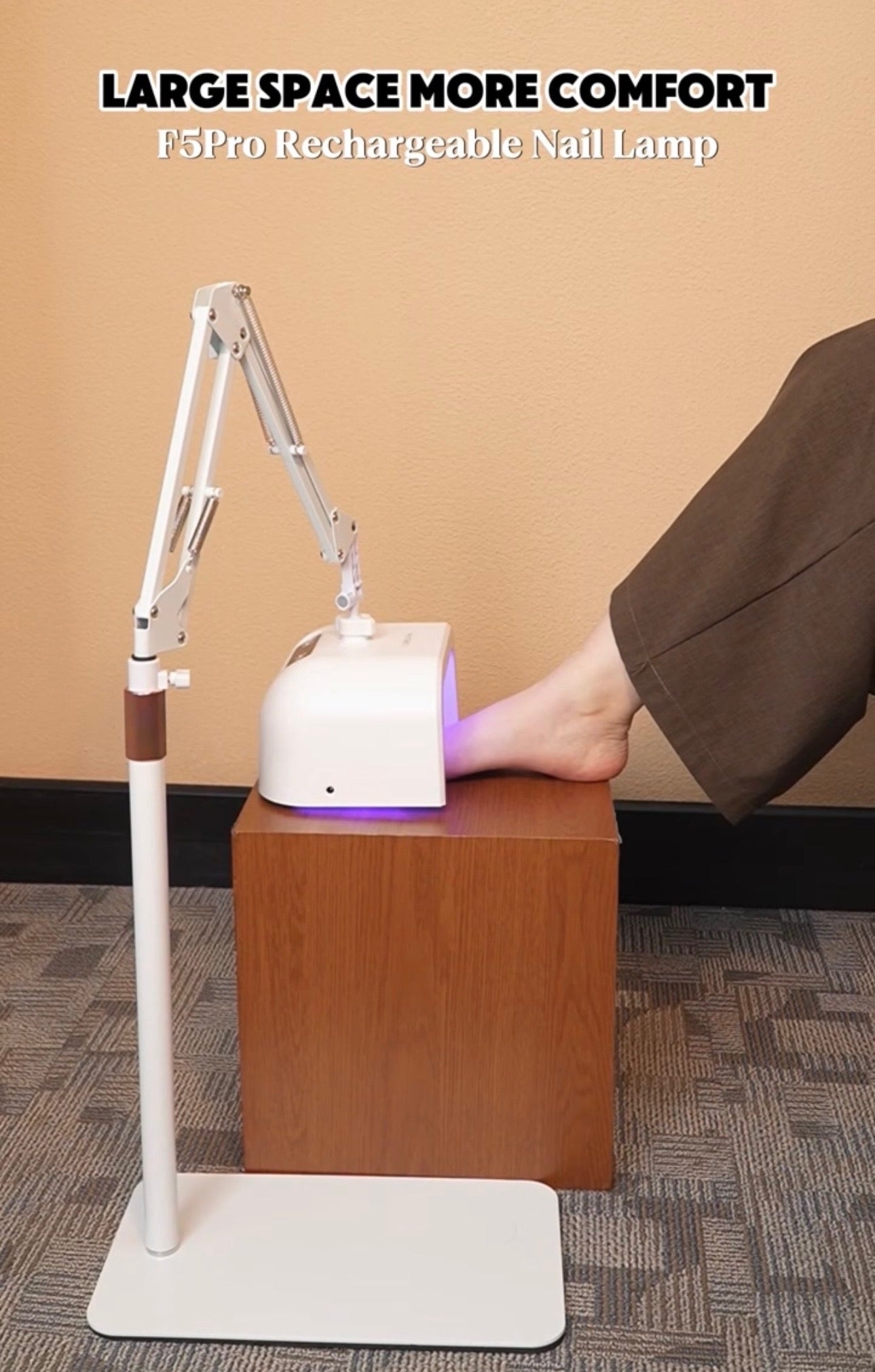 2 in 1 LED/UV FOOT LAMP With STAND | HANGING PEDICURE LAMP – Lucky