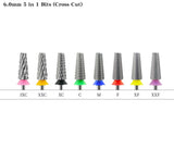 NAIL DRILL BIT | 5 IN 1 - 6mm CROSS CUT