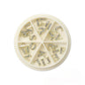 NAIL CHARM | RHINESTONE LETTER WHEEL