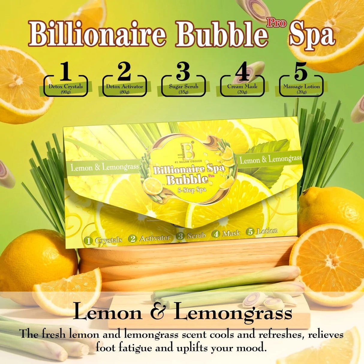 BILLIONAIR 5 STEP - PRO BUBBLE LUXURY SPA - Single
