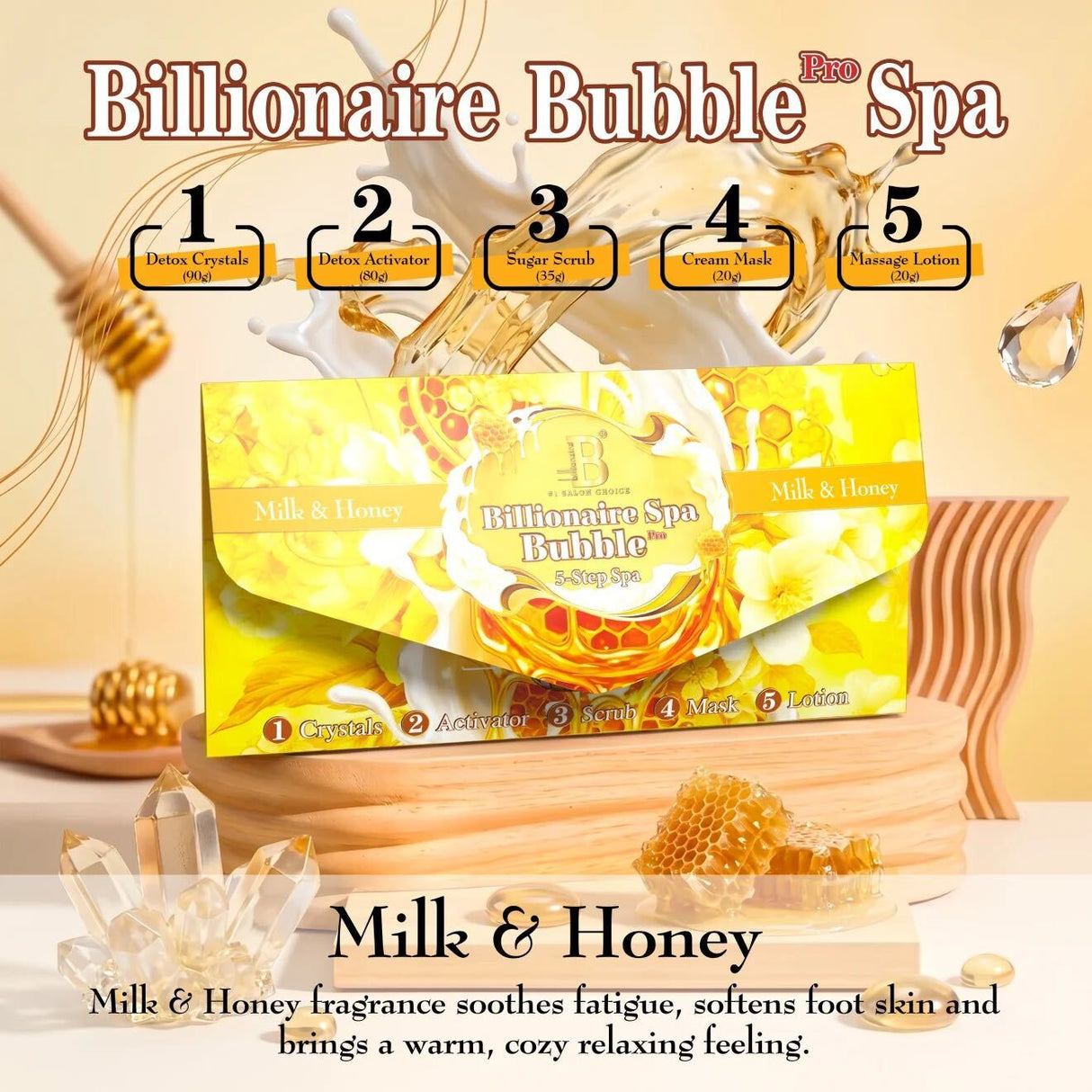 BILLIONAIR 5 STEP - PRO BUBBLE LUXURY SPA - Single