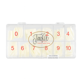 JACKIE SIGNATURE | NATURAL NAIL TIP BOX - 550 PCS - view 1