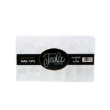 JACKIE SIGNATURE | NO C-CURVE NAIL TIP - CLEAR ALMOND - view 1