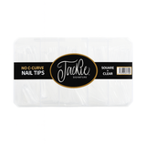 JACKIE SIGNATURE | NO C-CURVE NAIL TIP - CLEAR SQUARE - view 2