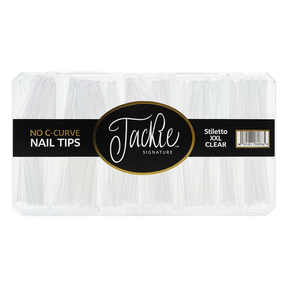 JACKIE SIGNATURE | NO C-CURVE NAIL TIP - NATURAL STILLETO XXL - view 1