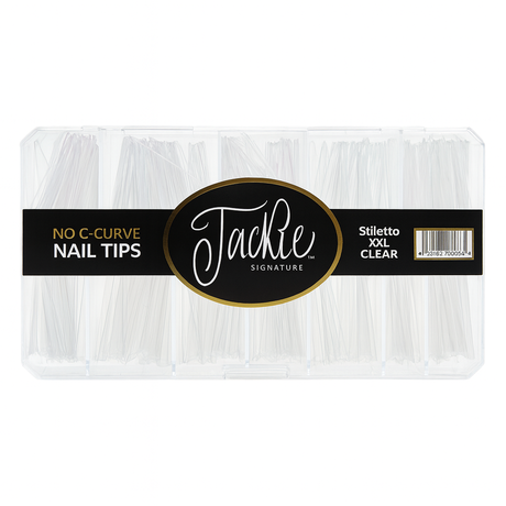 JACKIE SIGNATURE | NO C-CURVE NAIL TIP - NATURAL STILLETO XXL - view 1