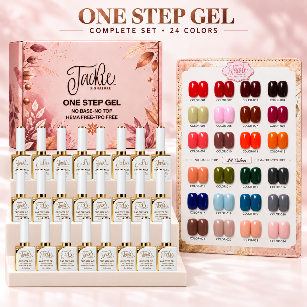 JACKIE SIGNATURE | ONE STEP GEL – NO BASE, NO TOP