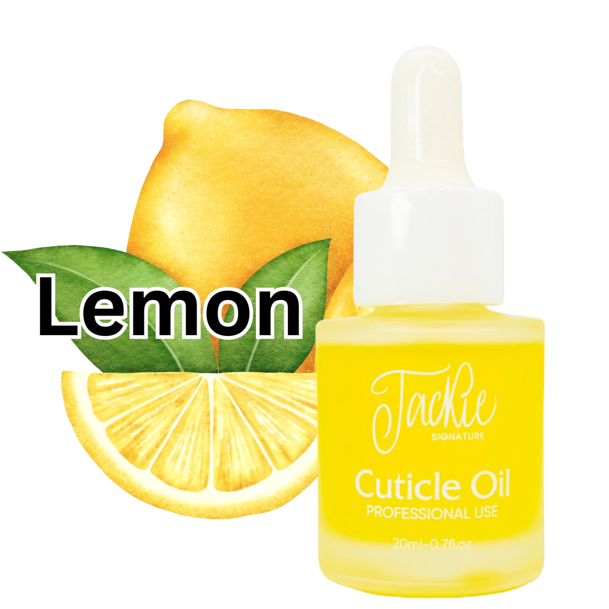 JACKIE SIGNATURE - CUTICLE OIL 20ML - LEMON