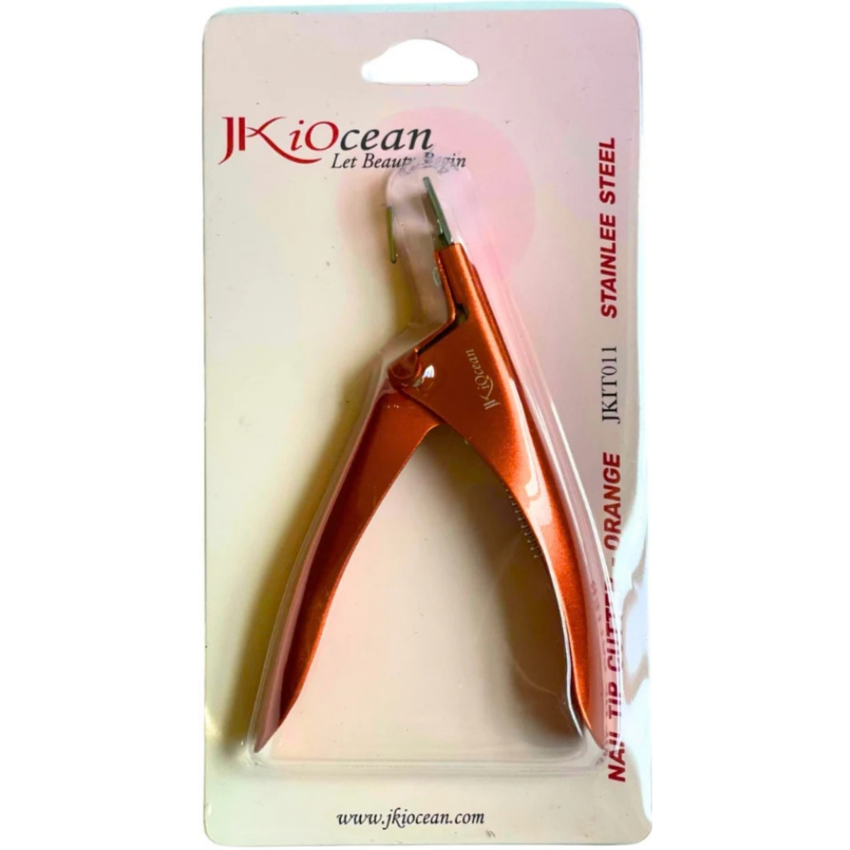 JKIOCEAN | JKIT011 STAINLESS STEEL NAIL TIP CUTTER | ORANGE