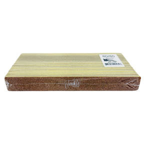Jackie - X-Jumbo Nail File - Brown 80/80 - 25pcs