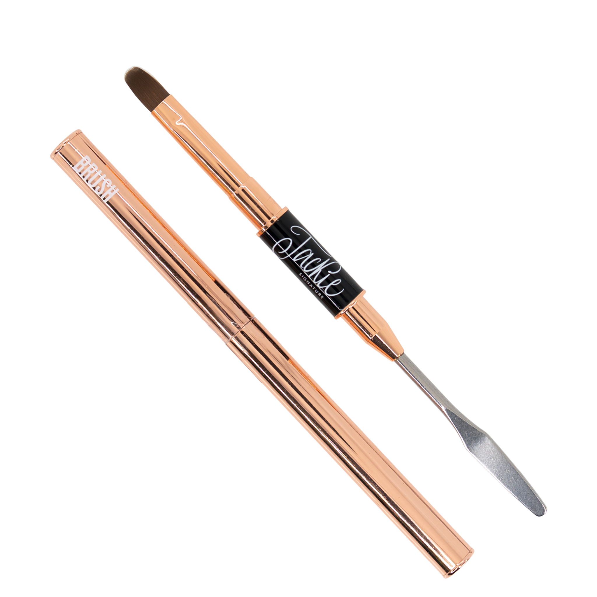 POLY GEL BRUSH | [JACKIE SIGNATURE] - ROSE GOLD – Lucky Nail Supply