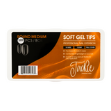 JACKIE SIGNATURE | SOFT GEL TIPS | CLEAR ROUND