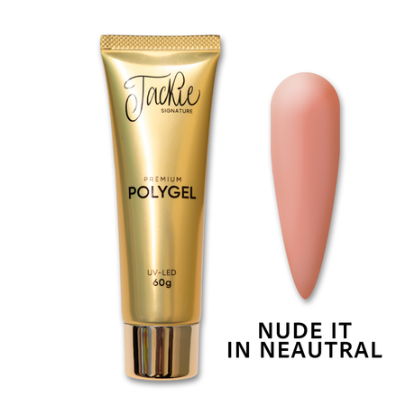 Jackie Signature Premium Poly Gel – Strength Meets Flexibility - Nude it in Neutral