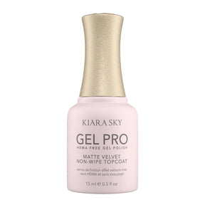Kiara Sky - Soak Off Gel - Gel Pro HEMA Free - Matte Velvet Non Wipe Top Coat