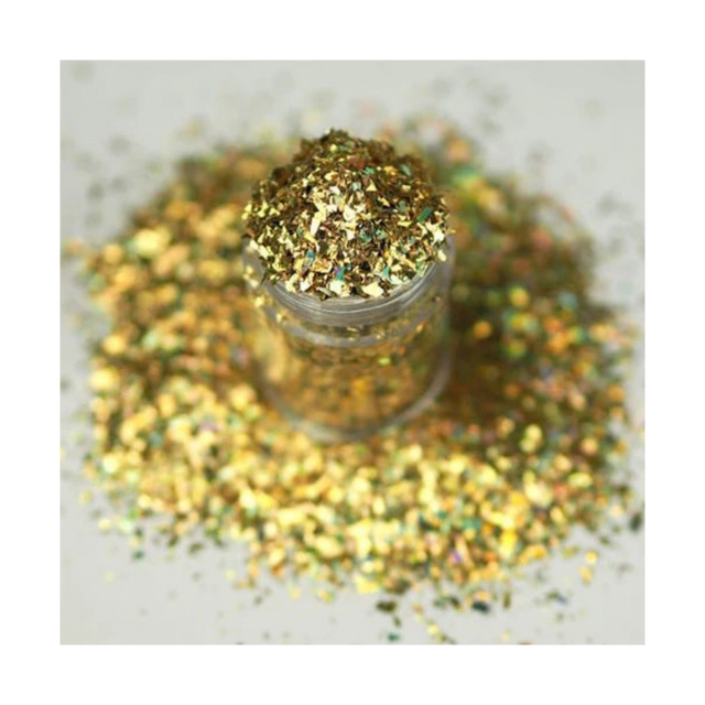 Lecente - Gold Holographic Crushed Ice Glitter