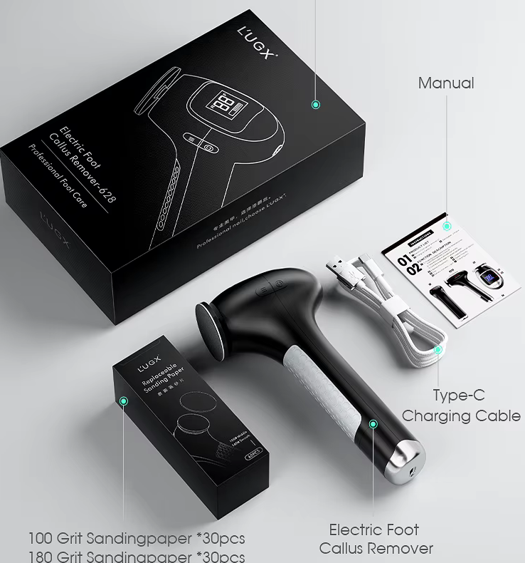 L'UGX | ELECTRIC FOOT CALLUS REMOVER - LG628