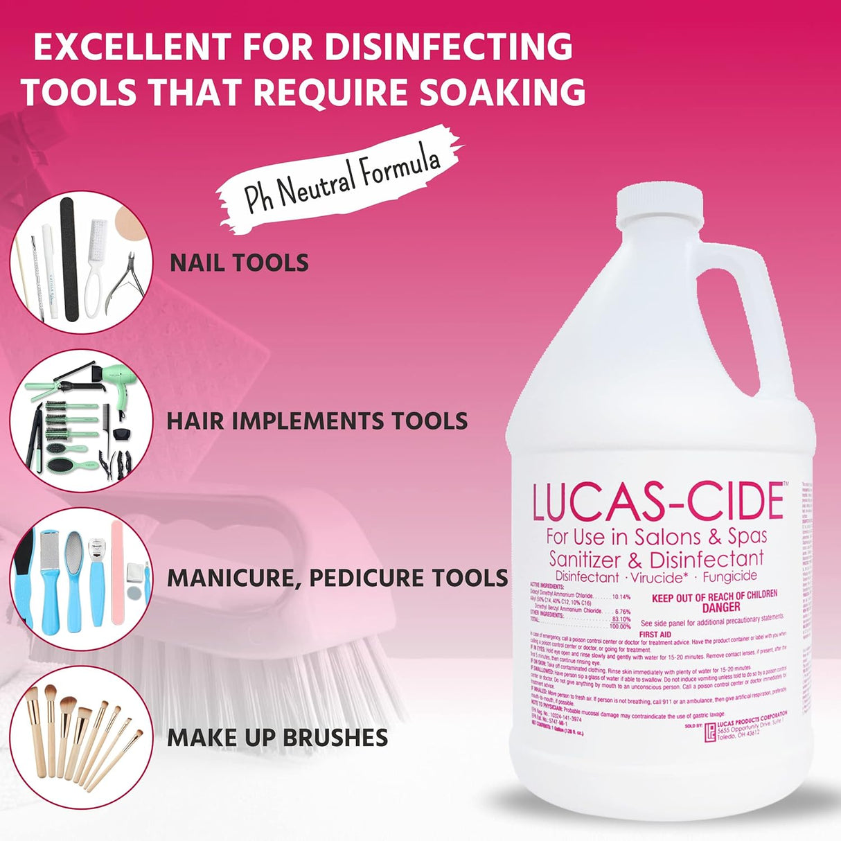 SANITIZER | LUCAS-CIDE | PINK
