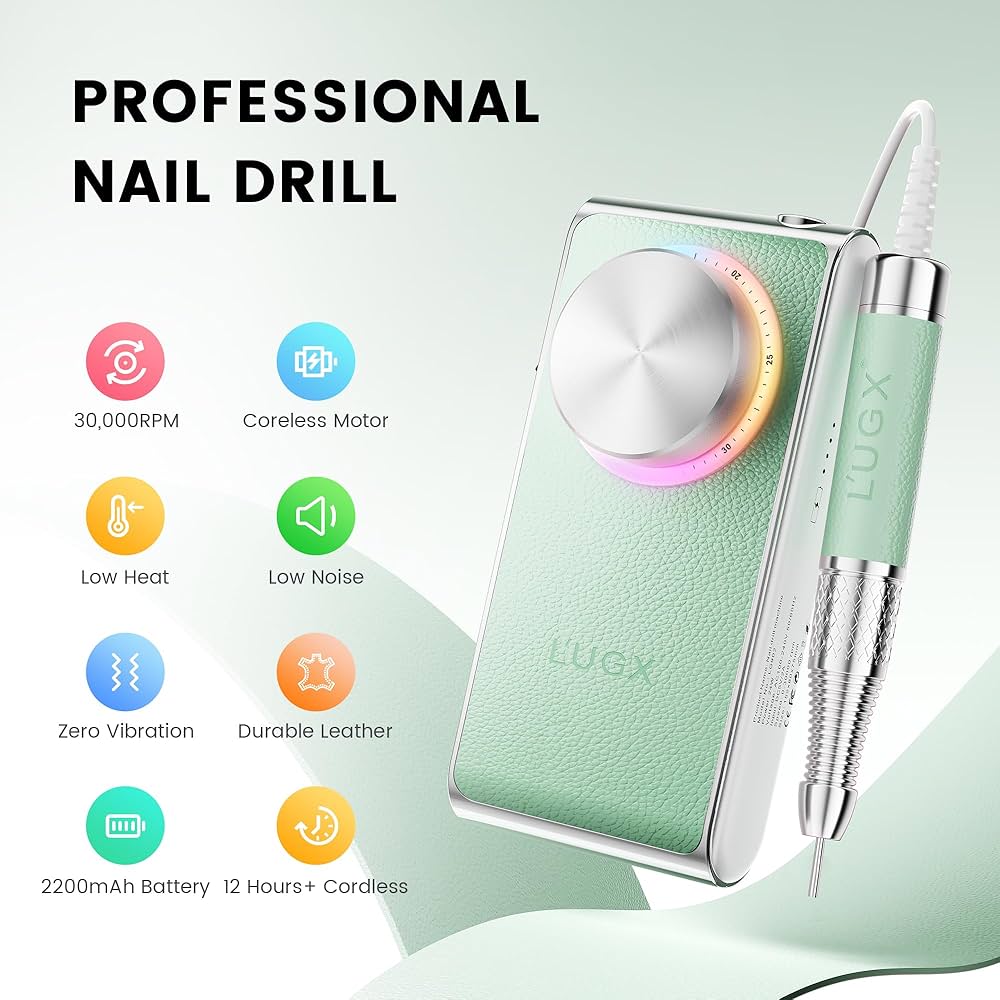 NAIL DRILL | L'UGX - LG902S – Lucky Nail Supply