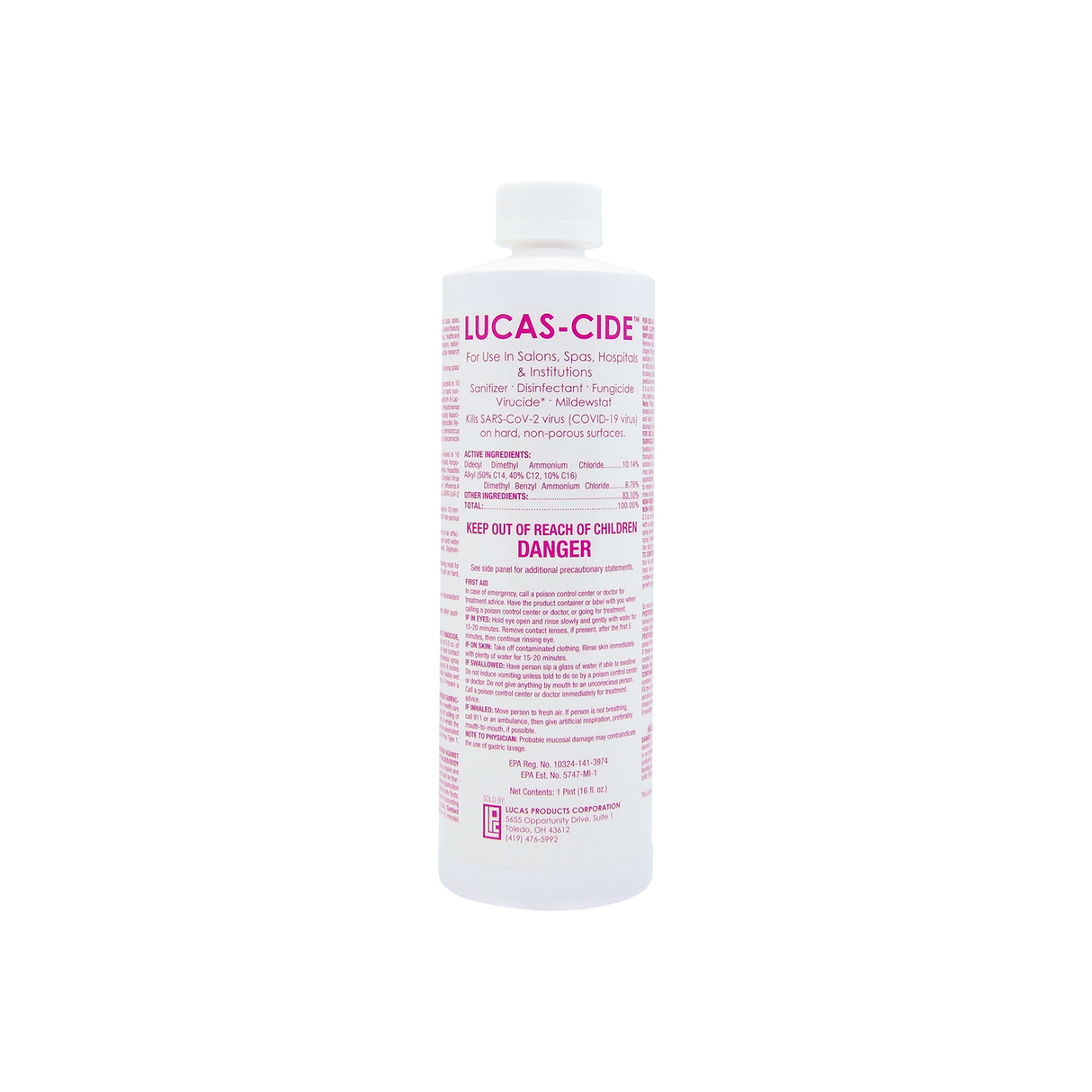 SANITIZER | LUCAS-CIDE | PINK