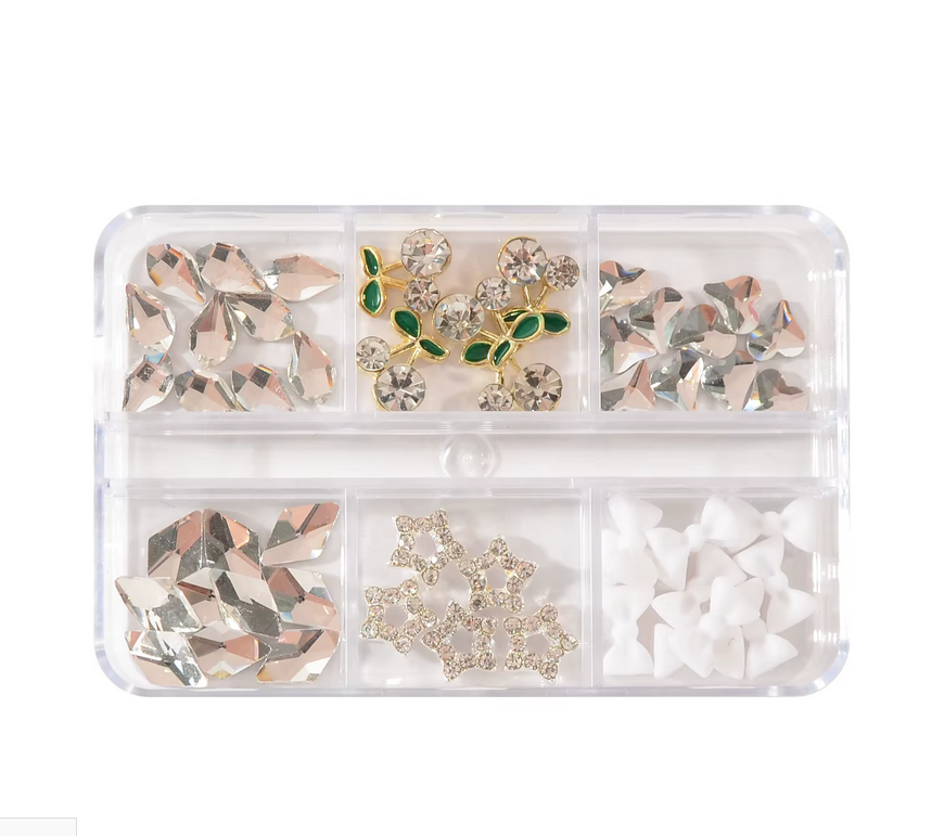 NAIL CHARM | 6 GRID MIXED
