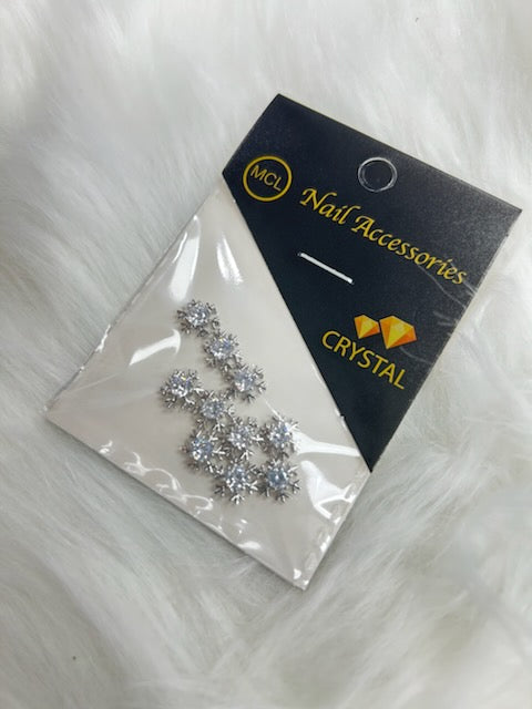 SILVER CHRISTMAST NAIL CHARM | SNOW FLAKE