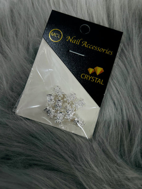 SILVER CHRISTMAS NAIL CHARM - BELL