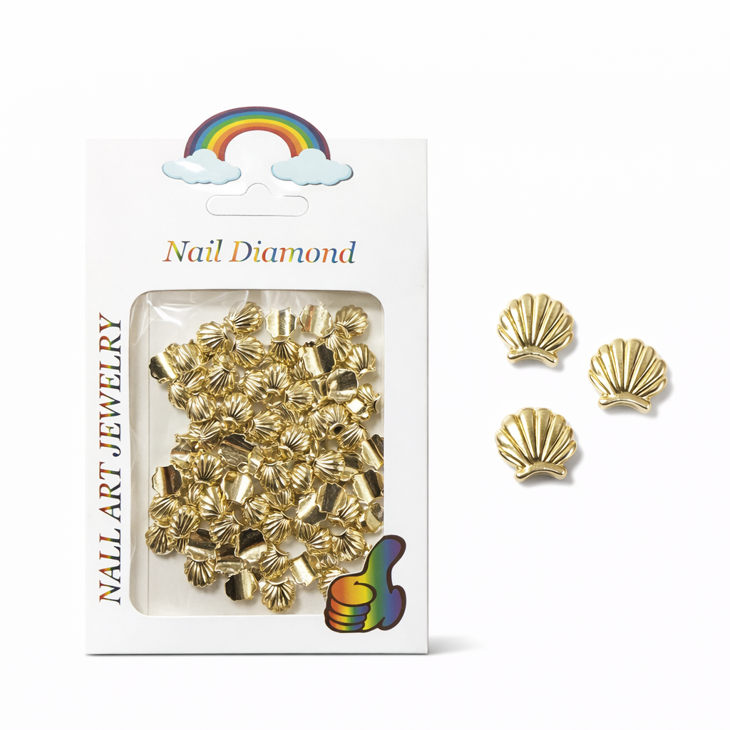 NAIL CHARM | METAL SEASHELL - STARFISH