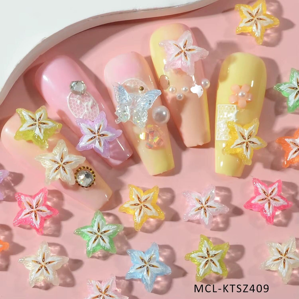 NAIL CHARM | STAR FRUIT - Bag of 50pcs