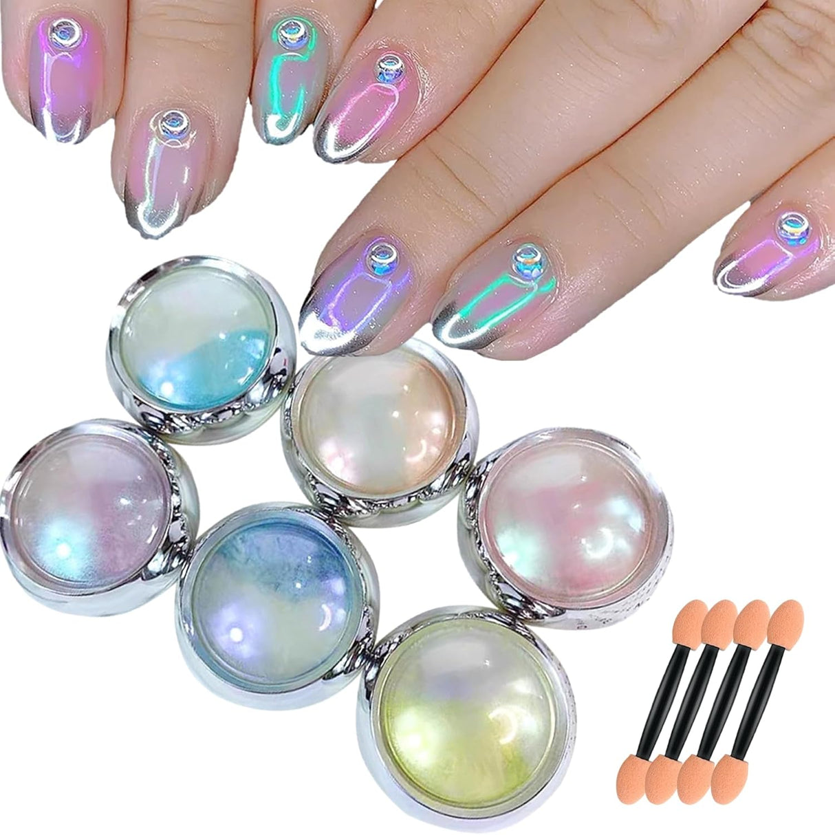 CHROME NAIL | MERMAID AURORA