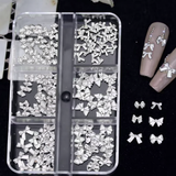 NAIL CHARM | METAL BOW MIX - 6 STYLE