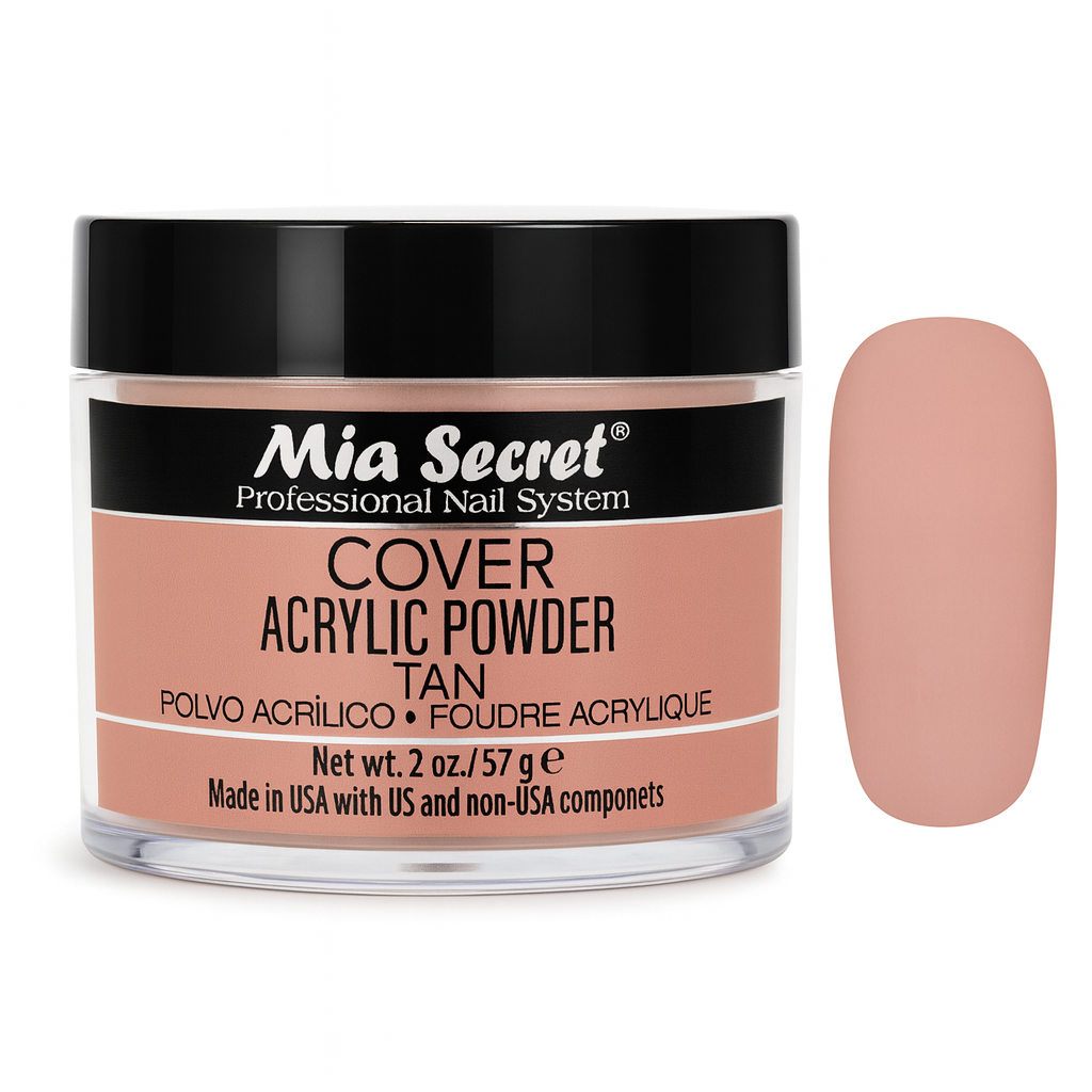 MIA SECRET | COVER TAN ACRYLIC POWDER (2 OZ) - view 1
