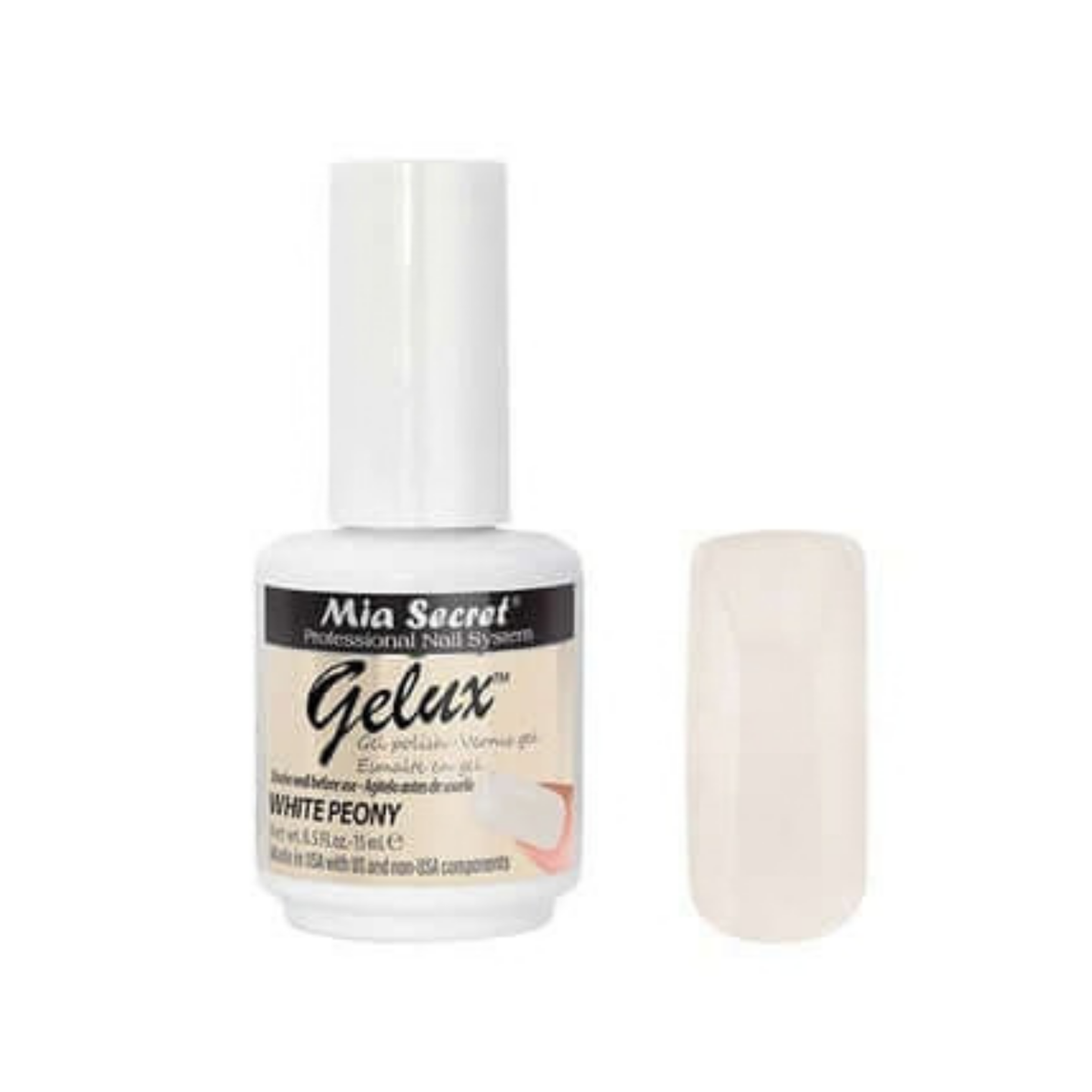 MIA SECRET | GELUX GEL POLISH WHITE PEONY 15ML