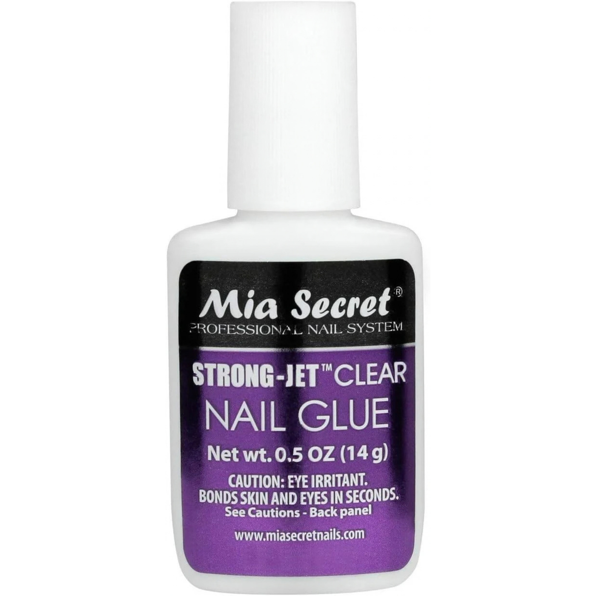 MIA SECRET | STRONG JET Clear NAIL GLUE 0.5oz-14g