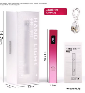Mini Lamp - Hand light LED lamps Rechargeable - Pink