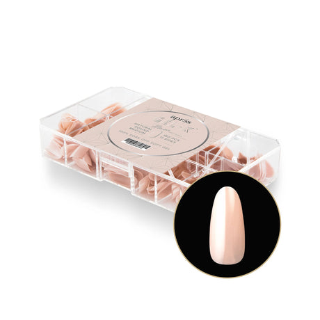APRES - GEL X NEUTRALS MAISIE NATURAL ROUND BOX OF TIPS | 150 PCS
