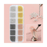 NAIL ART DESIGN | Metallic bead - 12 GRID