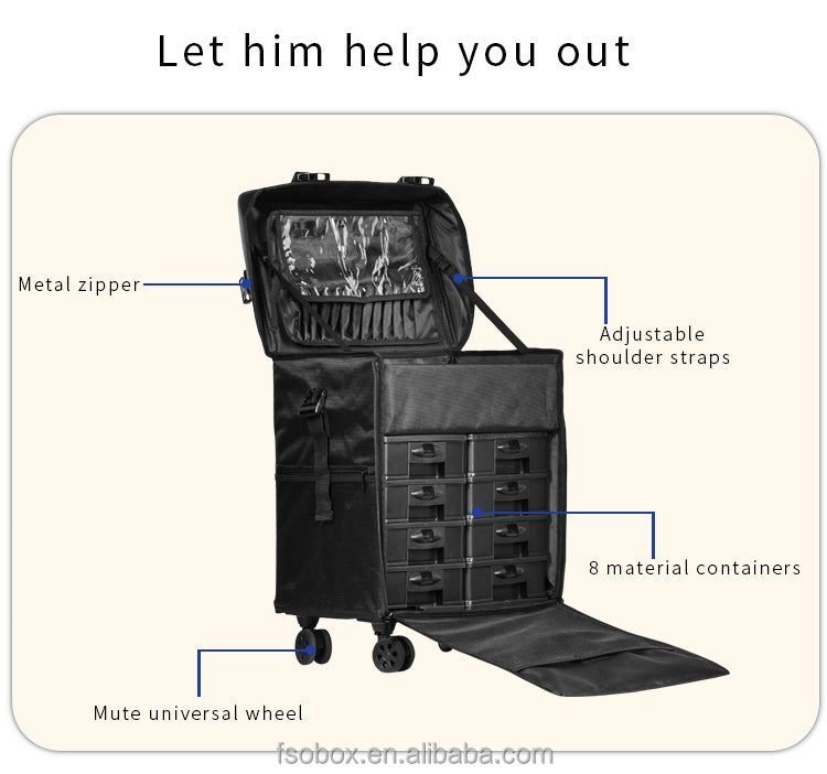 NAIL CASE |  ELITE ROLLING NAIL CASE