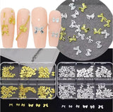 NAIL CHARM | METAL BOW MIX - 6 STYLE