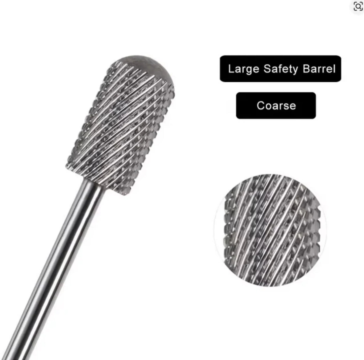 NAIL DRILL BIT | LARGE BARREL SMOOTH TOP BIT 6.6mm