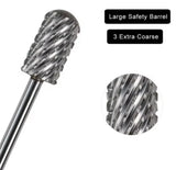 NAIL DRILL BIT | LARGE BARREL SMOOTH TOP BIT 6.6mm