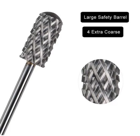 NAIL DRILL BIT | LARGE BARREL SMOOTH TOP BIT 6.6mm