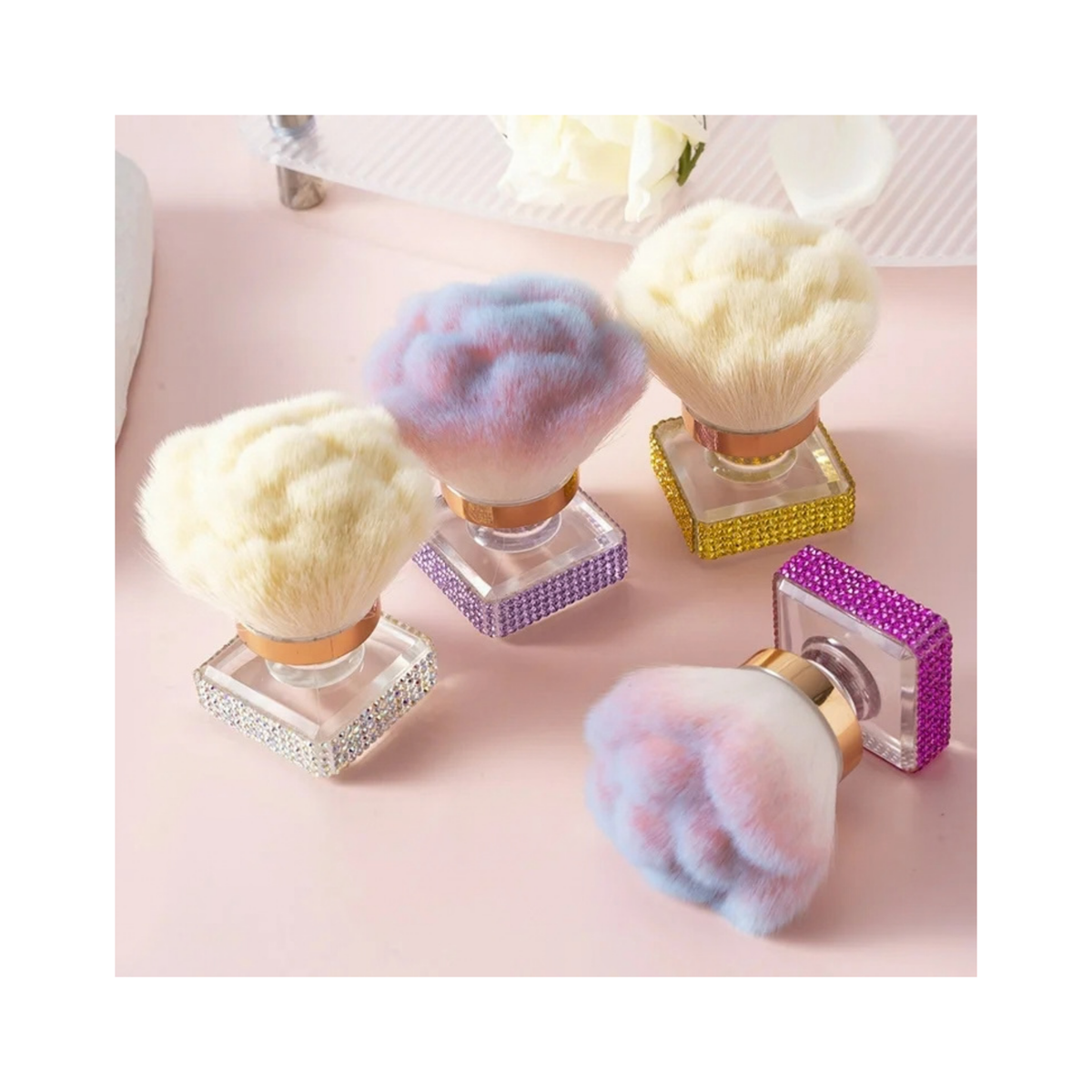 NAIL DUST BRUSH | Square Diamond