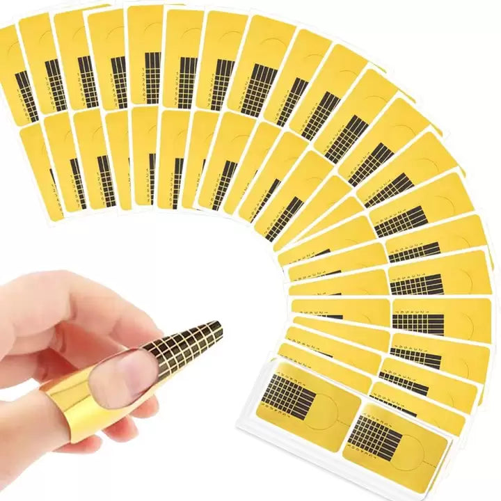 NAIL FORM | GOLD - 100 PCS