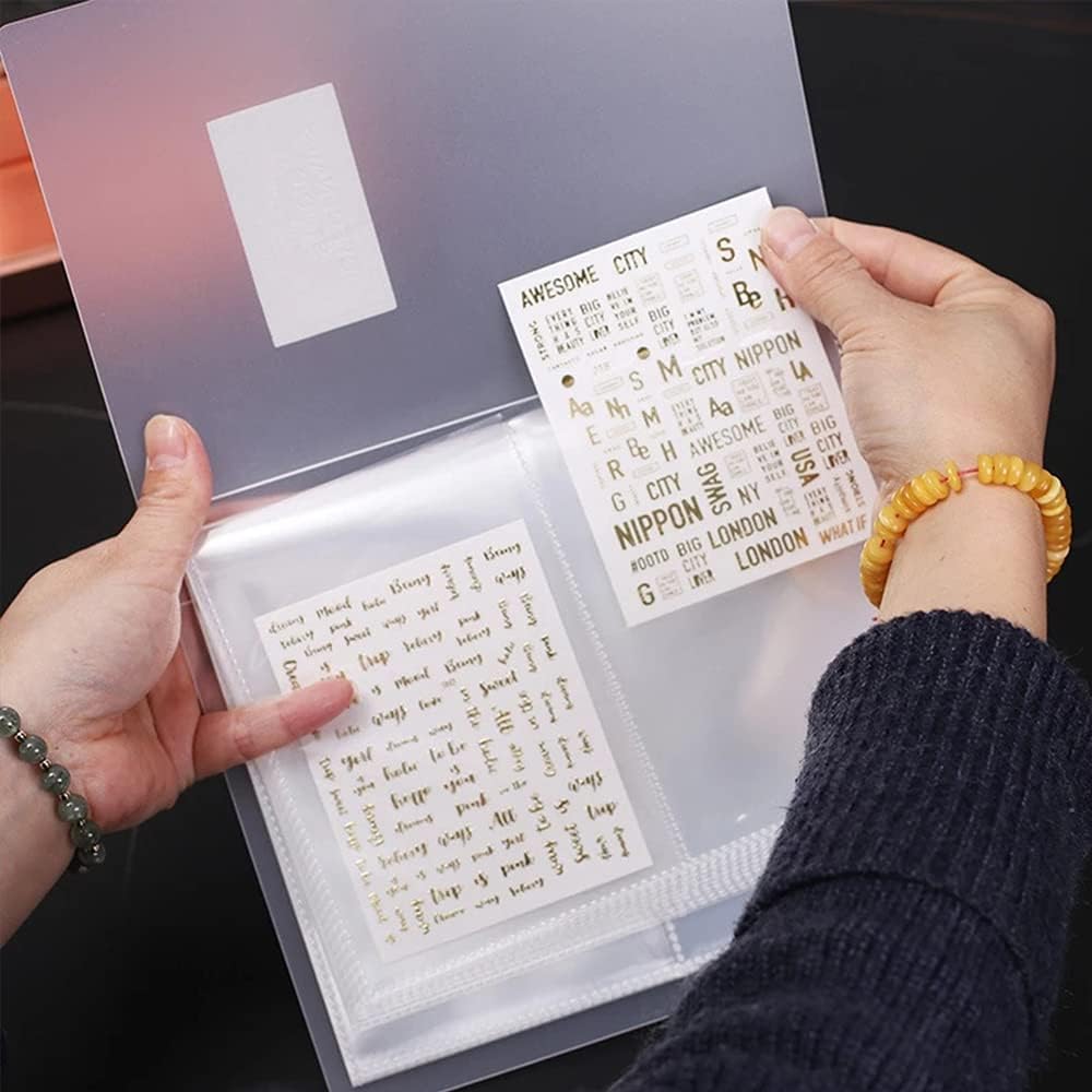 NAIL STICKER EMPTY BOOK | 80 SLOTS